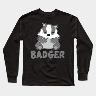 Little Cute Baby Badger Long Sleeve T-Shirt